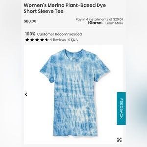 Smartwool Women’s Merino Wool Short Sleeve Shirt size Medium